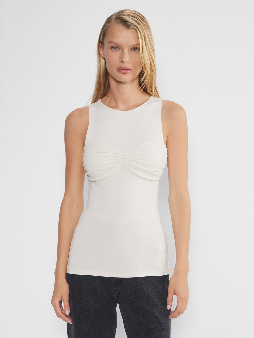 Aritzia Contour Shono Top | Light Birch